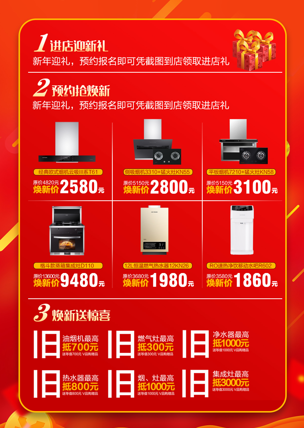 2020年3月，為愛放價(jià)，廚舊戰(zhàn)役，科恩廚電煥新上行，宅家廚房煥新裝，最高直降5000元!