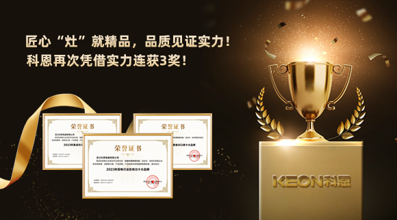 匠心“灶”就精品，品質(zhì)見證實(shí)力！2023年，浙江科恩電器有限公司再次憑借實(shí)力連獲3獎(jiǎng)！